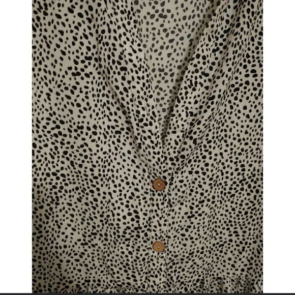 Women's Button Up Mini Dress GUC Size M/L - Picture 2 of 6